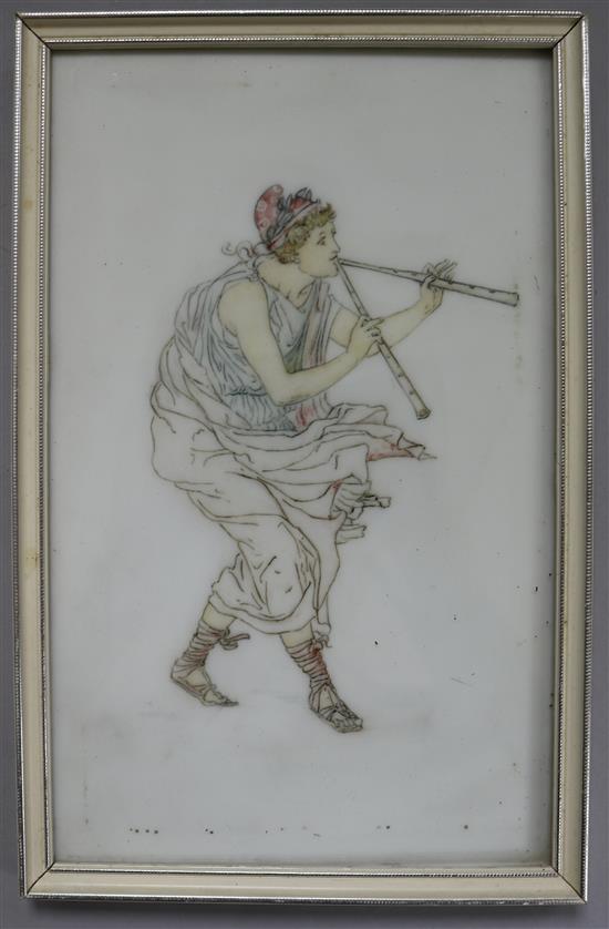An Art Nouveau plaque